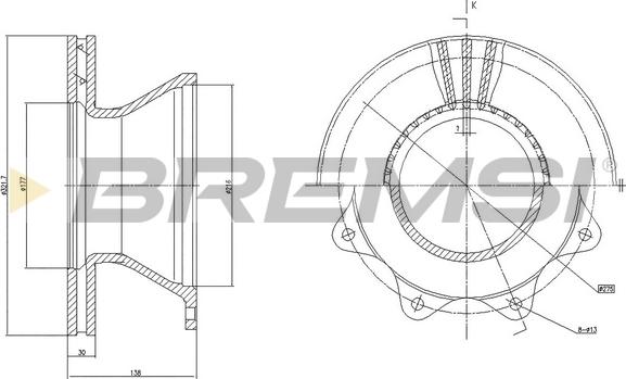 Bremsi CD5142V - Bremžu diski autodraugiem.lv