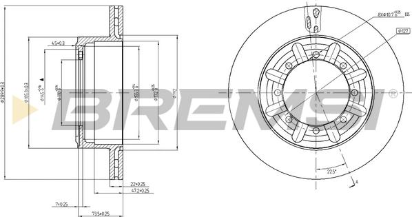 Bremsi CD5340V - Bremžu diski autodraugiem.lv