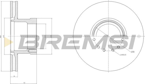 Bremsi CD5255V - Bremžu diski autodraugiem.lv