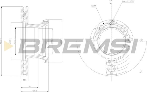 Bremsi CD5216V - Bremžu diski autodraugiem.lv