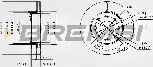 Bremsi CD6571V - Bremžu diski autodraugiem.lv