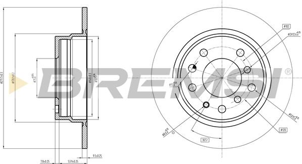 Bremsi CD6165V - Bremžu diski autodraugiem.lv