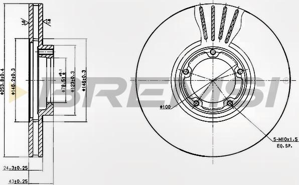 Bremsi CD6848V - Bremžu diski autodraugiem.lv