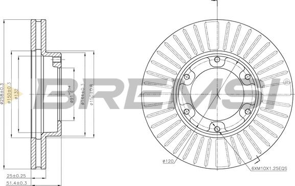 Bremsi CD6882V - Bremžu diski autodraugiem.lv
