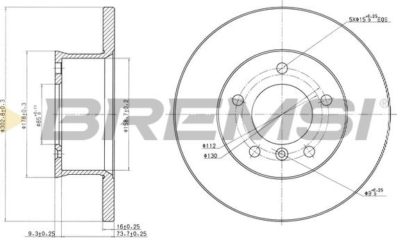 Bremsi CD6250S - Bremžu diski autodraugiem.lv
