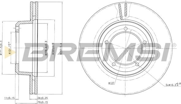 Bremsi CD6262V - Bremžu diski autodraugiem.lv