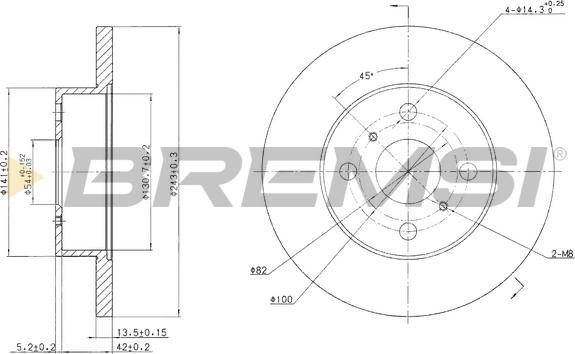 Bremsi CD6279S - Bremžu diski autodraugiem.lv