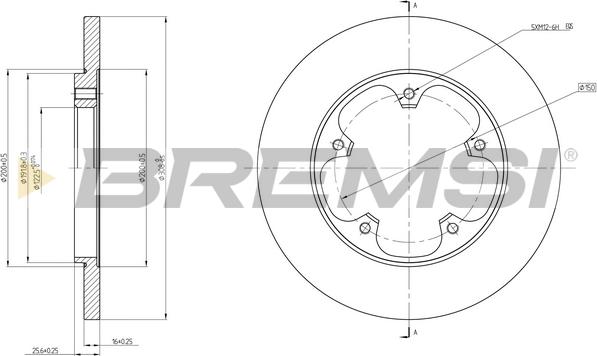 Bremsi CD8484S - Bremžu diski autodraugiem.lv