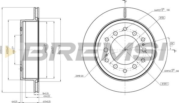 Bremsi CD8505V - Bremžu diski autodraugiem.lv