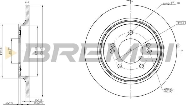 Bremsi CD8604S - Bremžu diski autodraugiem.lv