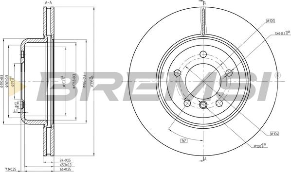 Bremsi CD8617V - Bremžu diski autodraugiem.lv