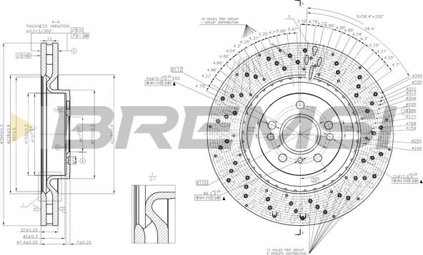 Bremsi CD8202V - Bremžu diski autodraugiem.lv
