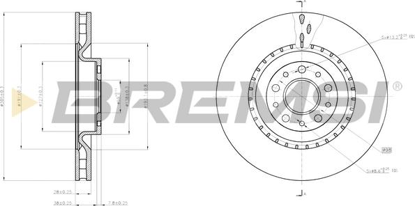 Bremsi CD8289V - Bremžu diski autodraugiem.lv