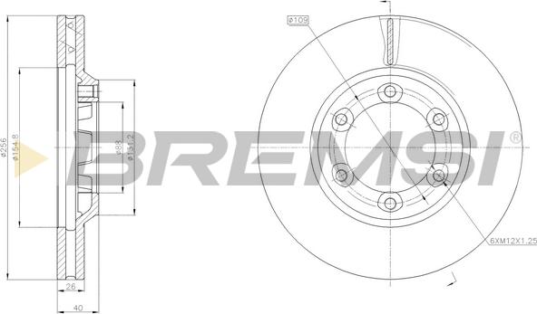 Bremsi CD7946V - Bremžu diski autodraugiem.lv