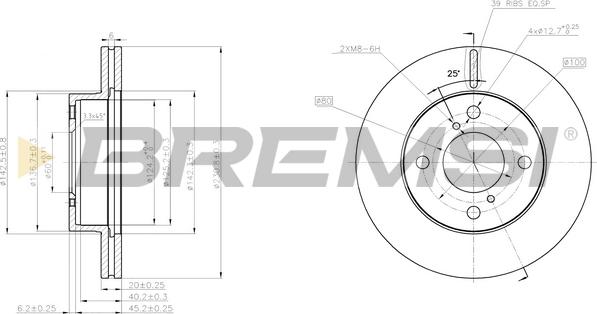 Bremsi CD7960V - Bremžu diski autodraugiem.lv