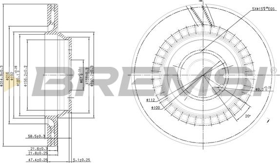 Bremsi CD7906V - Bremžu diski autodraugiem.lv