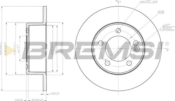 Bremsi CD7976S - Bremžu diski autodraugiem.lv