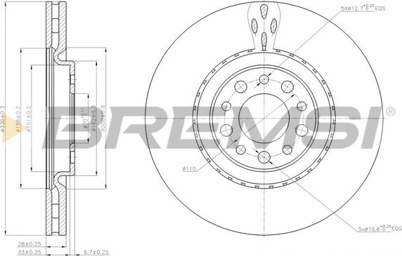 Bremsi CD7455V - Bremžu diski autodraugiem.lv