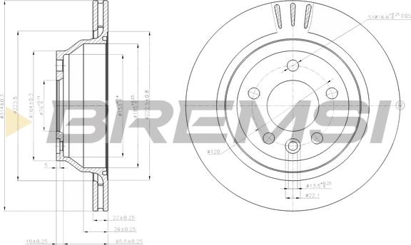 Bremsi CD7698V - Bremžu diski autodraugiem.lv