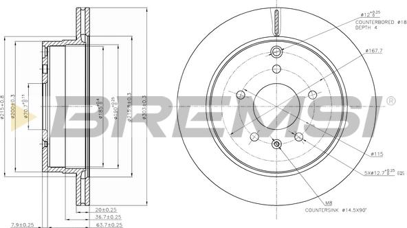 Bremsi CD7660V - Bremžu diski autodraugiem.lv