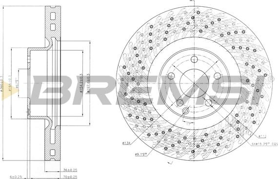 Bremsi CD7662V - Bremžu diski autodraugiem.lv