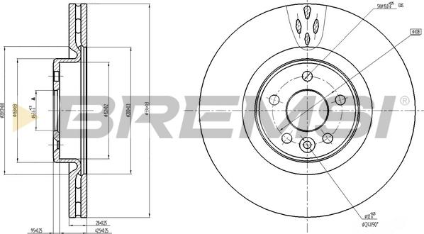 Bremsi CD7680V - Bremžu diski autodraugiem.lv