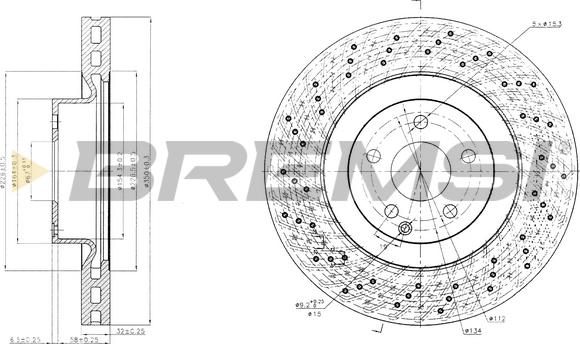 Bremsi CD7639V - Bremžu diski autodraugiem.lv