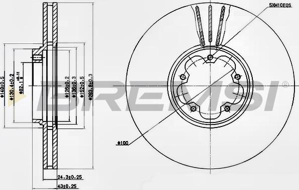 Bremsi CD7112V - Bremžu diski autodraugiem.lv