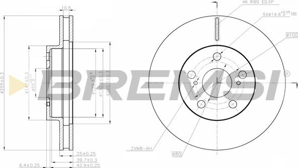 Bremsi CD7882V - Bremžu diski autodraugiem.lv