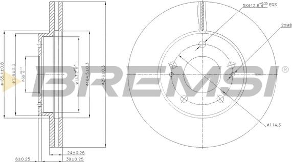 Bremsi CD7393V - Bremžu diski autodraugiem.lv