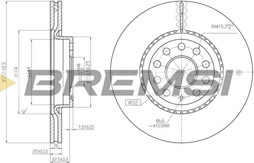 Bremsi CD7305V - Bremžu diski autodraugiem.lv