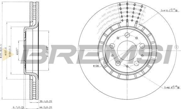 Bremsi CD7371V - Bremžu diski autodraugiem.lv