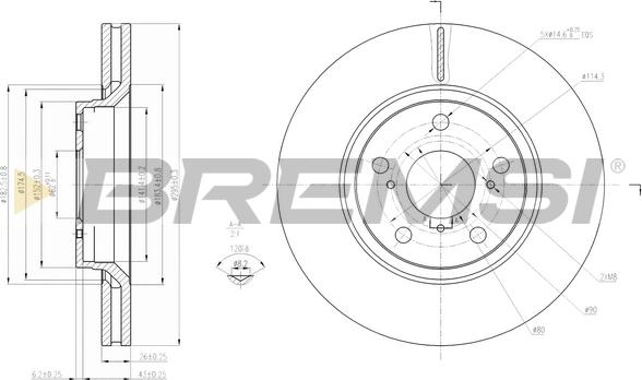 Bremsi CD7756V - Bremžu diski autodraugiem.lv
