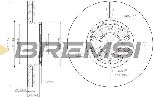 Bremsi CD7706V - Bremžu diski autodraugiem.lv