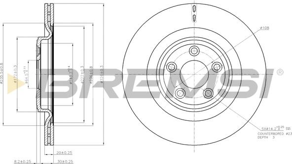 Bremsi CD7703V - Bremžu diski autodraugiem.lv