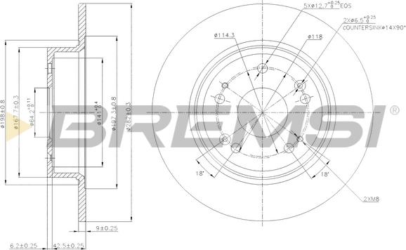 Bremsi CD7776S - Bremžu diski autodraugiem.lv