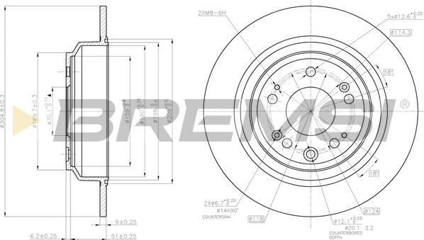 Bremsi CD7778S - Bremžu diski autodraugiem.lv