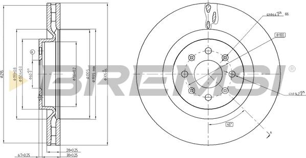 Bremsi CD7773V - Bremžu diski autodraugiem.lv