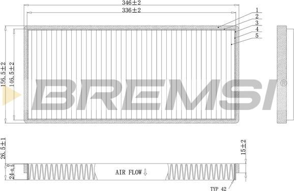 Bremsi FC0956C - Filtrs, Salona telpas gaiss autodraugiem.lv