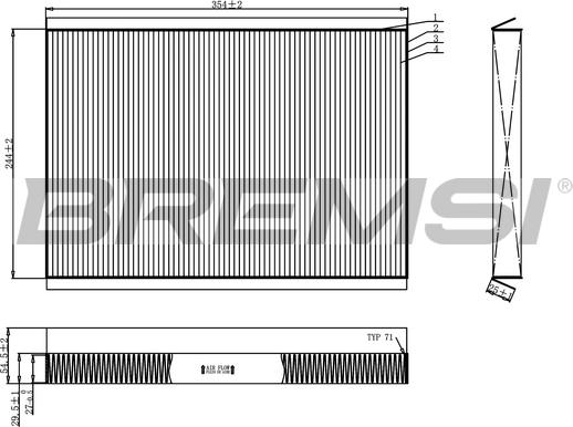 Bremsi FC0962 - Filtrs, Salona telpas gaiss autodraugiem.lv