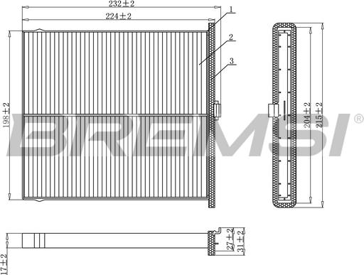 Bremsi FC0919 - Filtrs, Salona telpas gaiss autodraugiem.lv