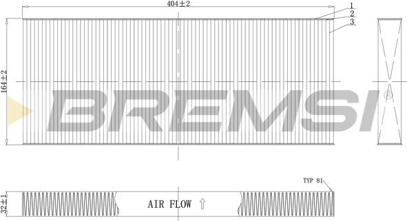 Bremsi FC0984 - Filtrs, Salona telpas gaiss autodraugiem.lv