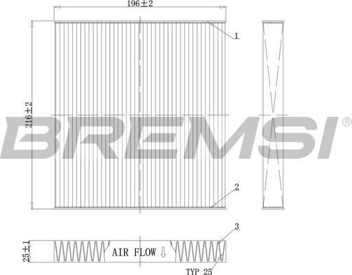 Bremsi FC0988C - Filtrs, Salona telpas gaiss autodraugiem.lv
