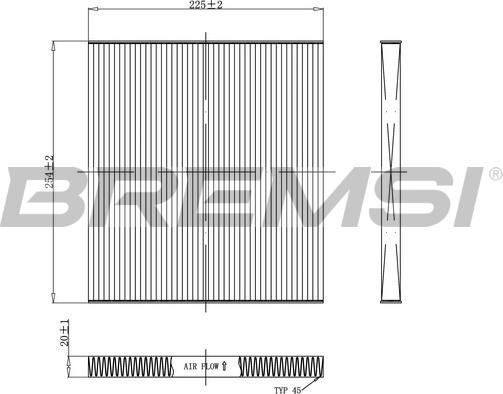 Bremsi FC0934 - Filtrs, Salona telpas gaiss autodraugiem.lv