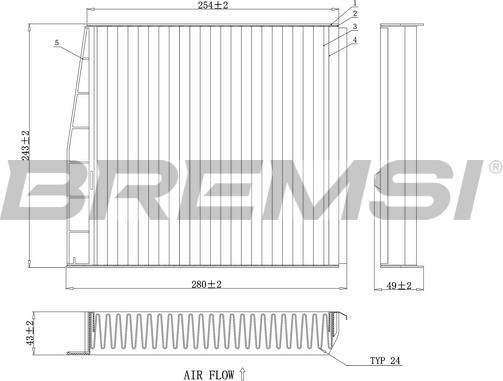 Bremsi FC0976C - Filtrs, Salona telpas gaiss autodraugiem.lv