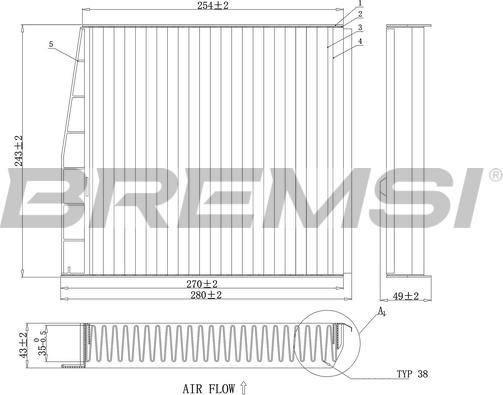 Bremsi FC0976 - Filtrs, Salona telpas gaiss autodraugiem.lv