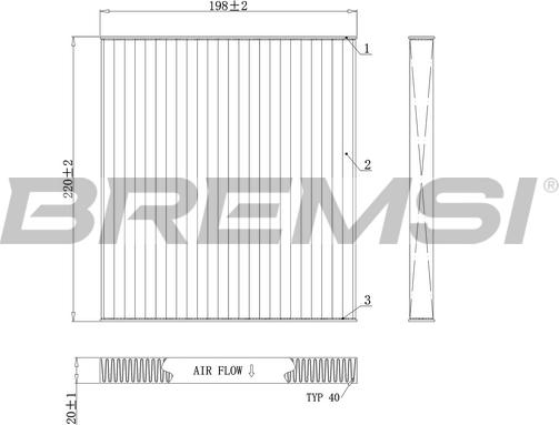 Bremsi FC0498 - Filtrs, Salona telpas gaiss autodraugiem.lv