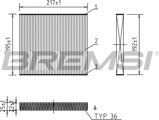 Bremsi FC0441 - Filtrs, Salona telpas gaiss autodraugiem.lv