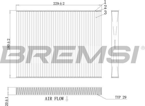 Bremsi FC0443A - Filtrs, Salona telpas gaiss autodraugiem.lv