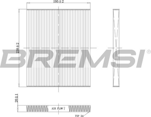 Bremsi FC0451C - Filtrs, Salona telpas gaiss autodraugiem.lv